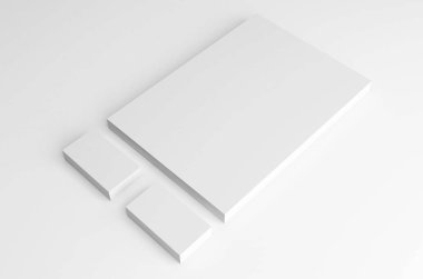 Görsel Brand Kimlik Model, Şirket Kırtasiyesi 3B Hazırlama