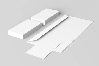 Görsel Brand Kimlik Model, Şirket Kırtasiyesi 3B Hazırlama