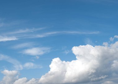 bulutlu mavi gökyüzü arkaplanı