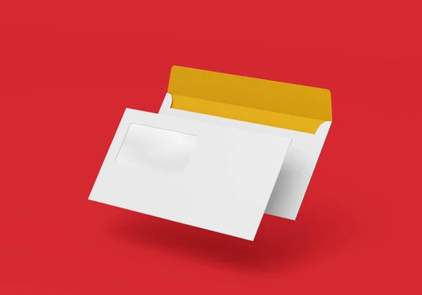 Envelope Mockup Rendering — 스톡 사진