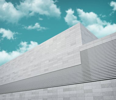 Logo İmza Cephesi Duvarı Model