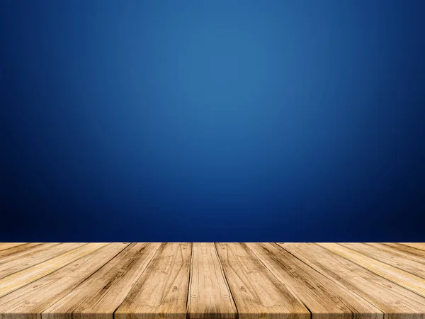 Holztischplatte Mit Farbigem Hintergrund Kann Als Mock Für Die Montage — Stockfoto