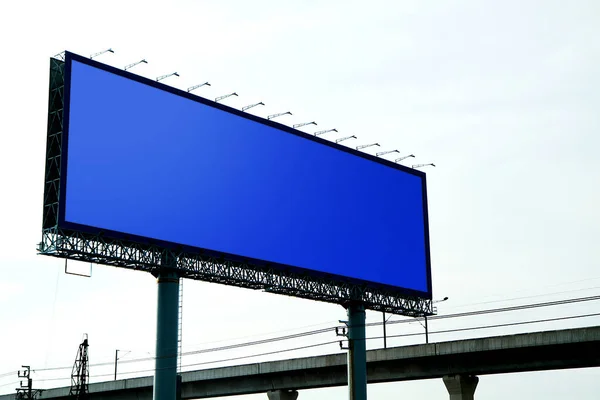 Реклама Outdoor Mockup Billboard City — стоковое фото