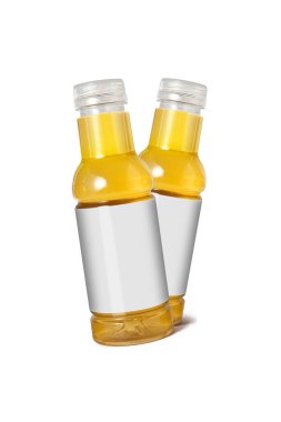 Boş etiketli Juice Bottle Mockup