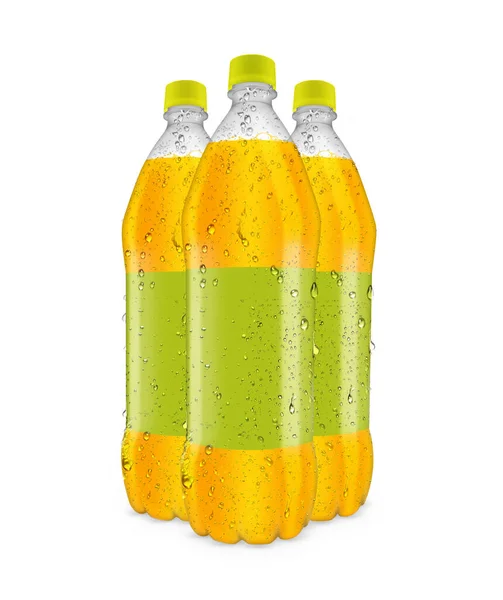 Juice Bottle Mockup Blank Label — Stock Fotó