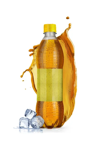 Juice Bottle Mockup Blank Label — Photo