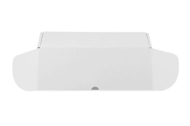 Package Box Mockup On White Background 3D Rendering