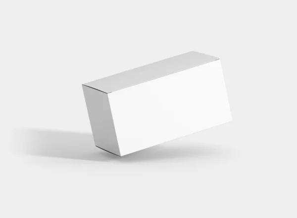 Caja Del Paquete Representación Maqueta —  Fotos de Stock