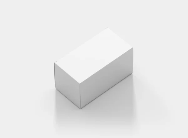 Package Box Mockup Rendering — ストック写真