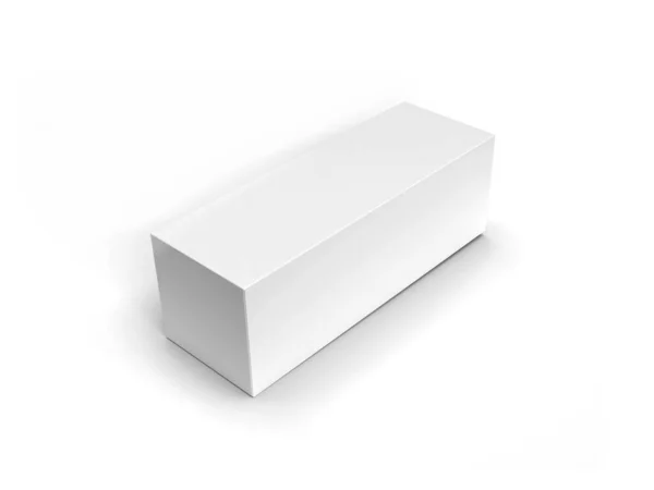 Product Box Packaging Mockup Rendering — Zdjęcie stockowe