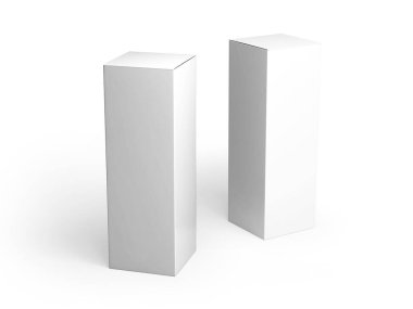 Package Box Mockup 3D Rendering