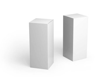 Package Box Mockup 3D Rendering