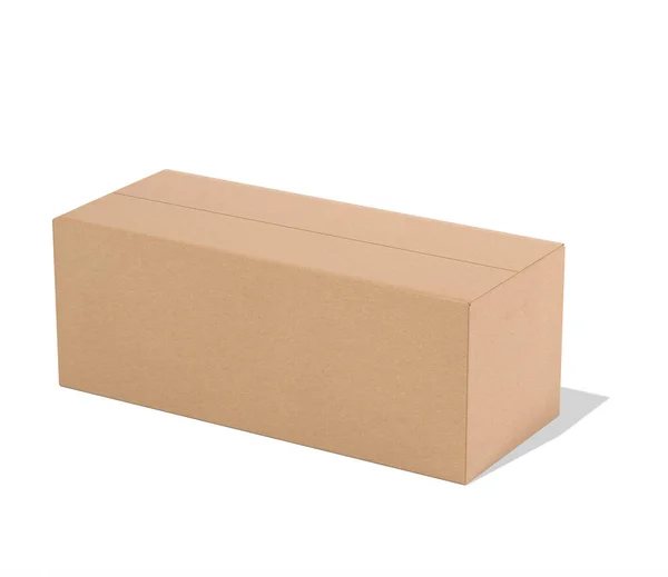 Kartonnen Verpakking Mockup Rendering — Stockfoto