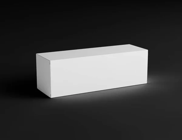 Horizontal Box Mockup Rendering —  Fotos de Stock