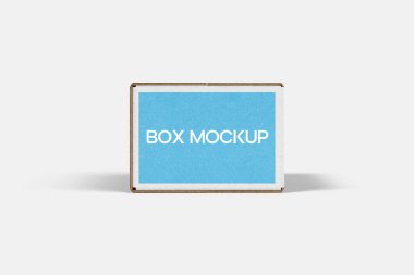 Package Box Mockup 3D Rendering