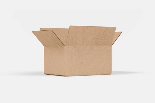 Package Box Mockup Rendering — Fotografia de Stock
