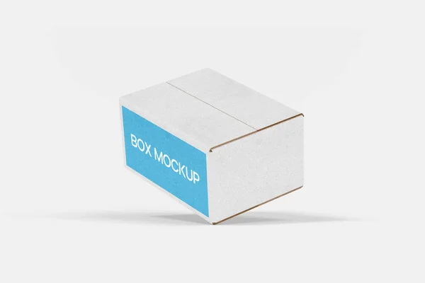 Package Box Mockup Rendering — ストック写真