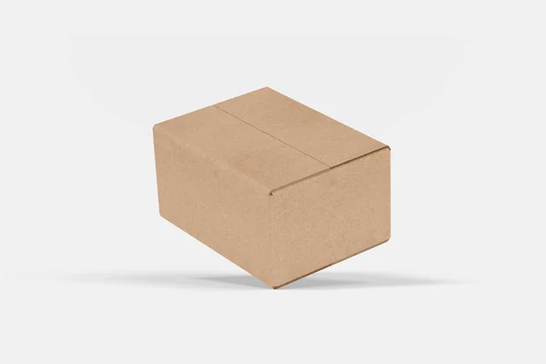 Package Box Mockup Rendering — Zdjęcie stockowe