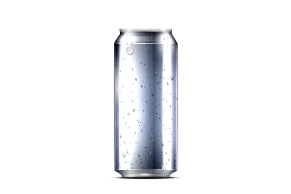 ソーダ缶モックアップ3Dレンダリング — ストック写真