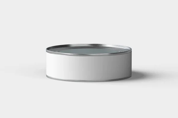 Food Tin Can Mockup Rendu — Photo