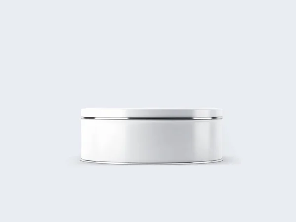 化粧品錫缶モックアップ3Dレンダリング — ストック写真