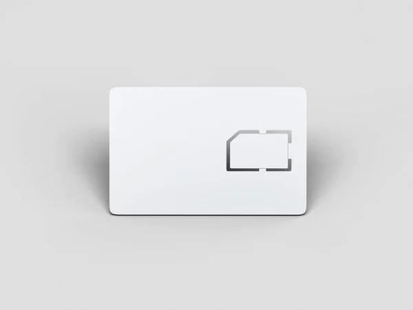 Sim Karten Mockup Rendering — Stockfoto