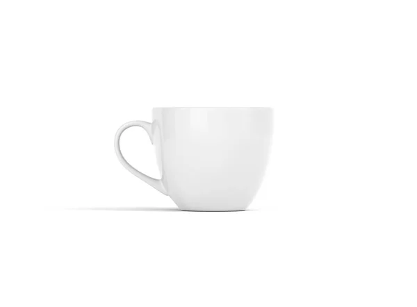 Kaffeetasse Mockup Rendering Auf Weißem Hintergrund — Stockfoto