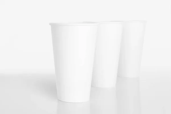 Coffee Cup Mockup Voor Branding Rendering — Stockfoto