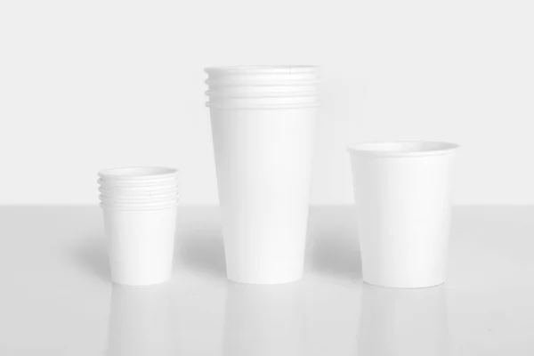 Coffee Cup Mockup Branding Rendering — стокове фото