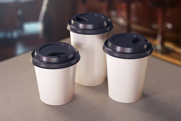 Damgalamak Için Kahve Fincanı Modeli — Stok fotoğraf