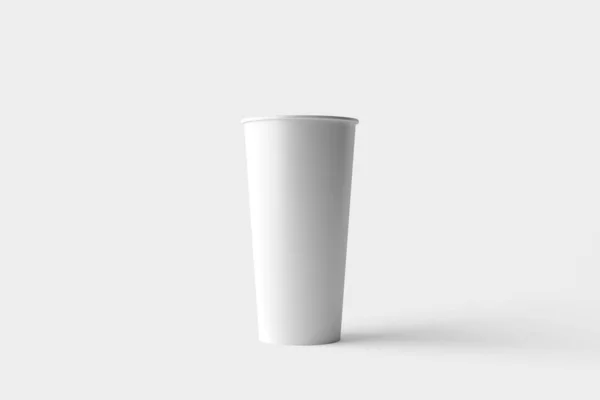 Coffee Cup Mockup Márkaépítés Renderelés — Stock Fotó