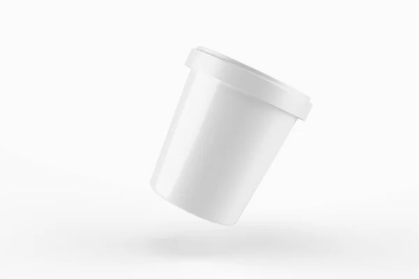 アイスクリームカップ 3Dレンダリング — ストック写真