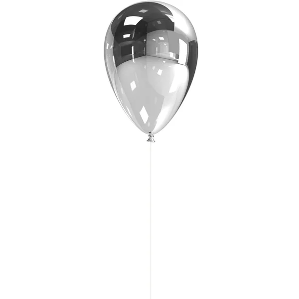 Balon Renderowania Białym Tle — Zdjęcie stockowe