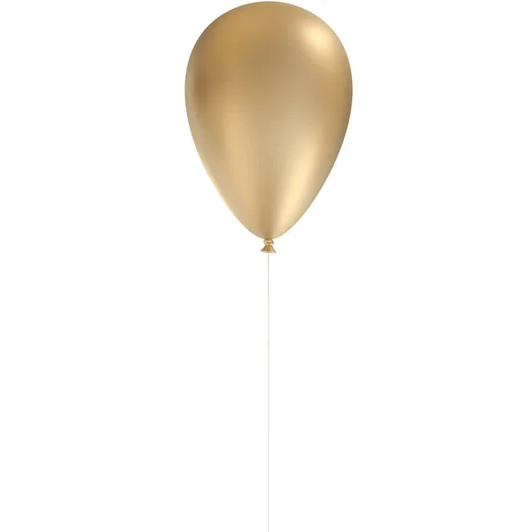 Ballon Rendering Witte Achtergrond — Stockfoto