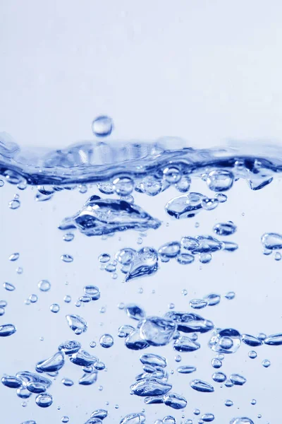 Átlátszó Kék Színű Tiszta Vízfelület Textúra — Stock Fotó