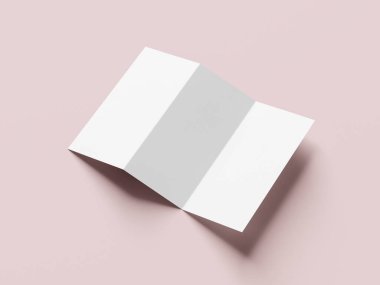 TriFold Broşür Model 3B Hazırlama İş Tasarımı