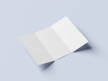 TriFold Broşür Model 3B Hazırlama İş Tasarımı