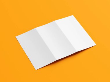 TriFold Broşür Model 3B Hazırlama İş Tasarımı