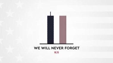 11 Eylül Vatanseverlik Günü 'nde 911' i hatırlıyorum. 2001 'deki terörist saldırıları asla unutmayacağız.