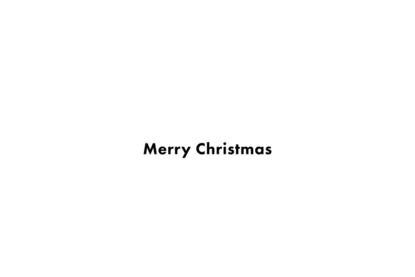 メリークリスマス 幸せなクリスマスをお祈りします 現代的なオリジナルのスタイリッシュなクリスマスレッドカラー カード ポスター バナー — ストック写真