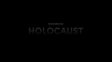 Almanya, Berlin. 27 Ocak 2021: Soykırım anıtı illüstrasyonunu hatırlayın. 27 Ocak 'ta Uluslararası Soykırım Anma Günü