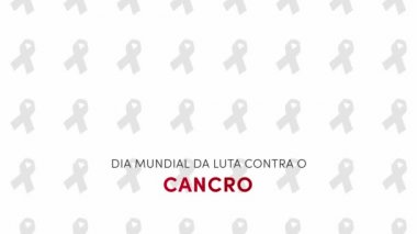 Dia Mundial da Luta contra o Cancro. (Çeviri: World Cancer Day), 4 Şubat. Kanser Kurdelesi sembolü