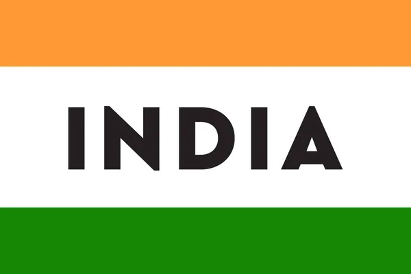 Dzień Niepodległości Indii Flaga Indii Narodowy Dzień Sierpnia Tle Karta — Zdjęcie stockowe