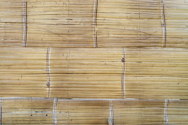 Bambu Vägg Konsistens Bakgrund Miljövänligt Byggmaterial För Hus — Stockfoto