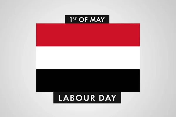 Ημέρα Εργασίας Υεμένης Παγκόσμια Ημέρα Εργαζομένων Υεμένης — Φωτογραφία Αρχείου