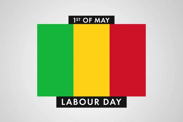 Ημέρα Εργασίας Στο Μάλι Παγκόσμια Ημέρα Εργαζομένων Του Μάλι Φόντο — Φωτογραφία Αρχείου