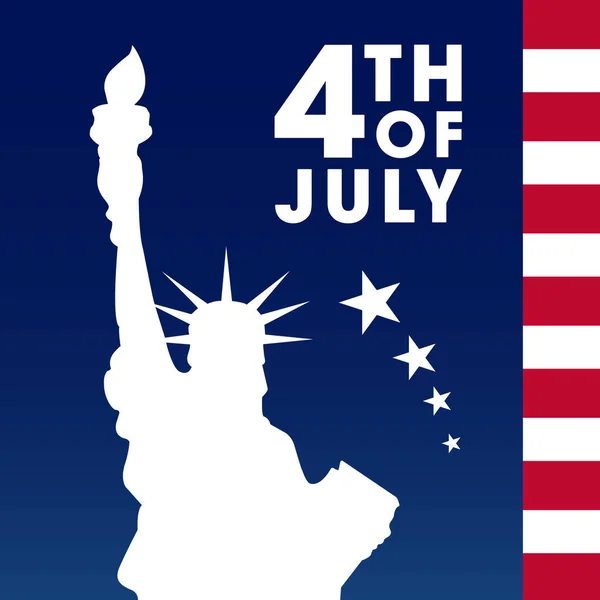 Independence Day America Happy 4Th July Usa Fourth July Stars — 스톡 사진