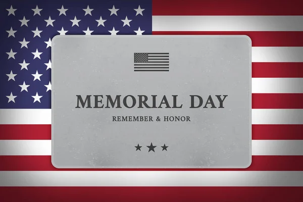 Memorial Day United States Remember Honor Federal Vacation Remember Honor — Φωτογραφία Αρχείου