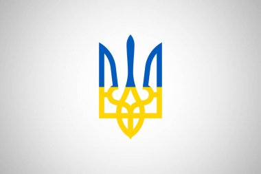 Ukrayna bayrağı geçmişi. Rusya ile Ukrayna savaş konsepti arasındaki çatışma.