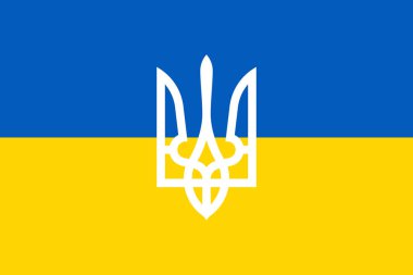 Ukrayna bayrağı geçmişi. Rusya ile Ukrayna savaş konsepti arasındaki çatışma.